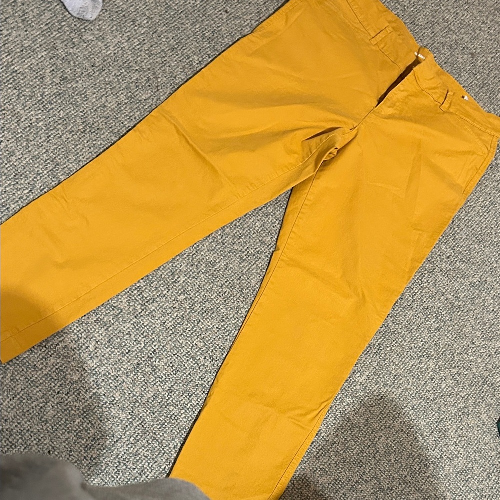 Old Navy Women's Mustard Yellow Chinos